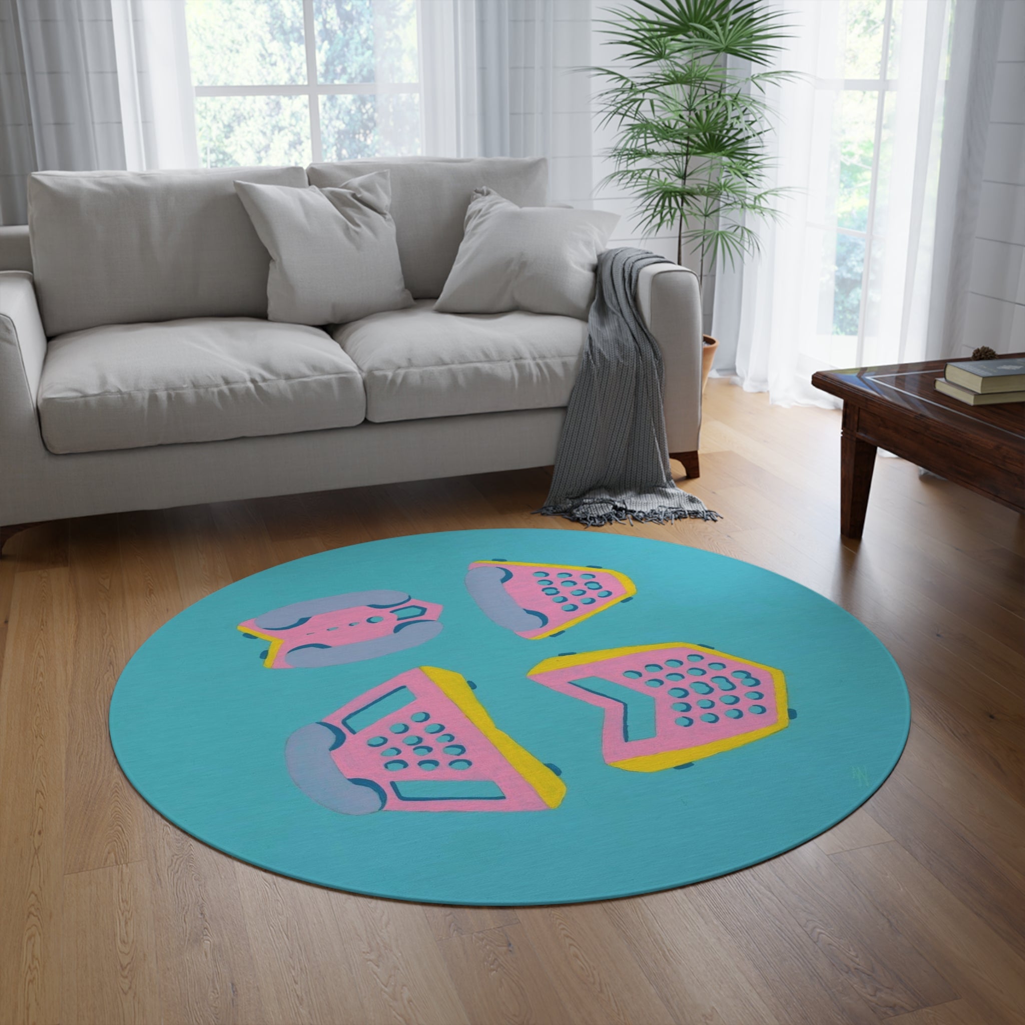 Call Me Round Rug-1
