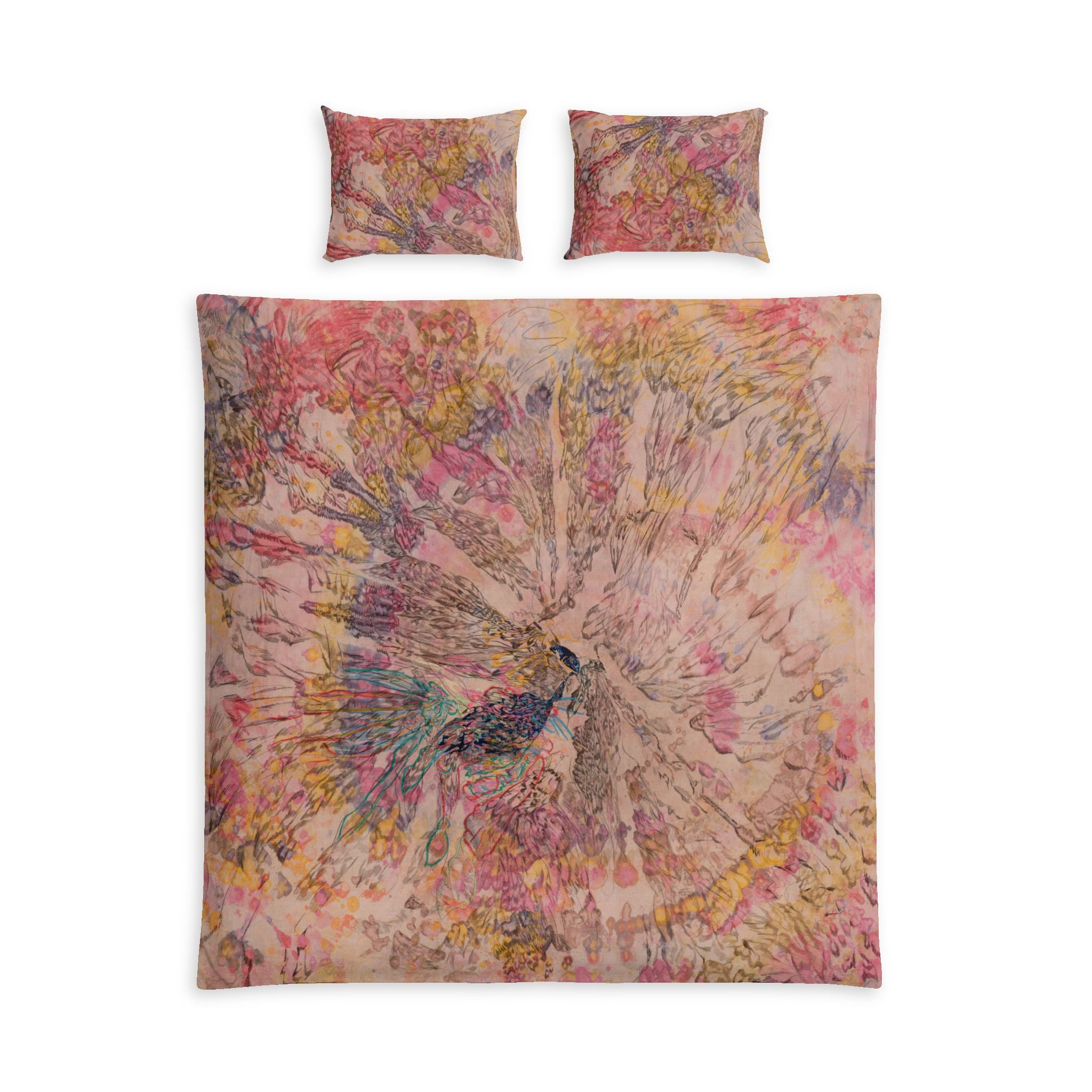 Kaleidoscope Dreams Cotton Duvet Set (Queen)