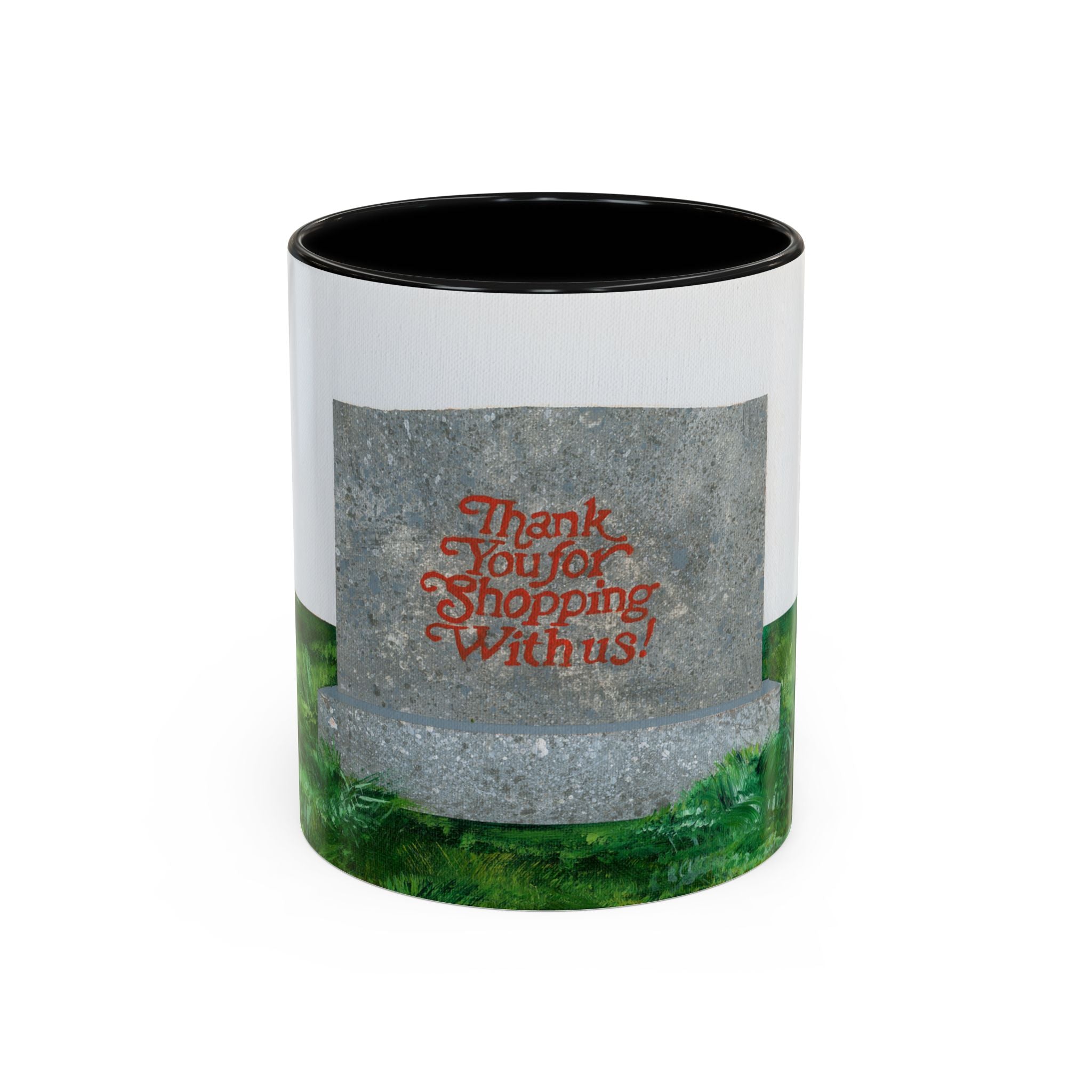 Shop Til' You Drop Accent Coffee Mug (11 oz)-2