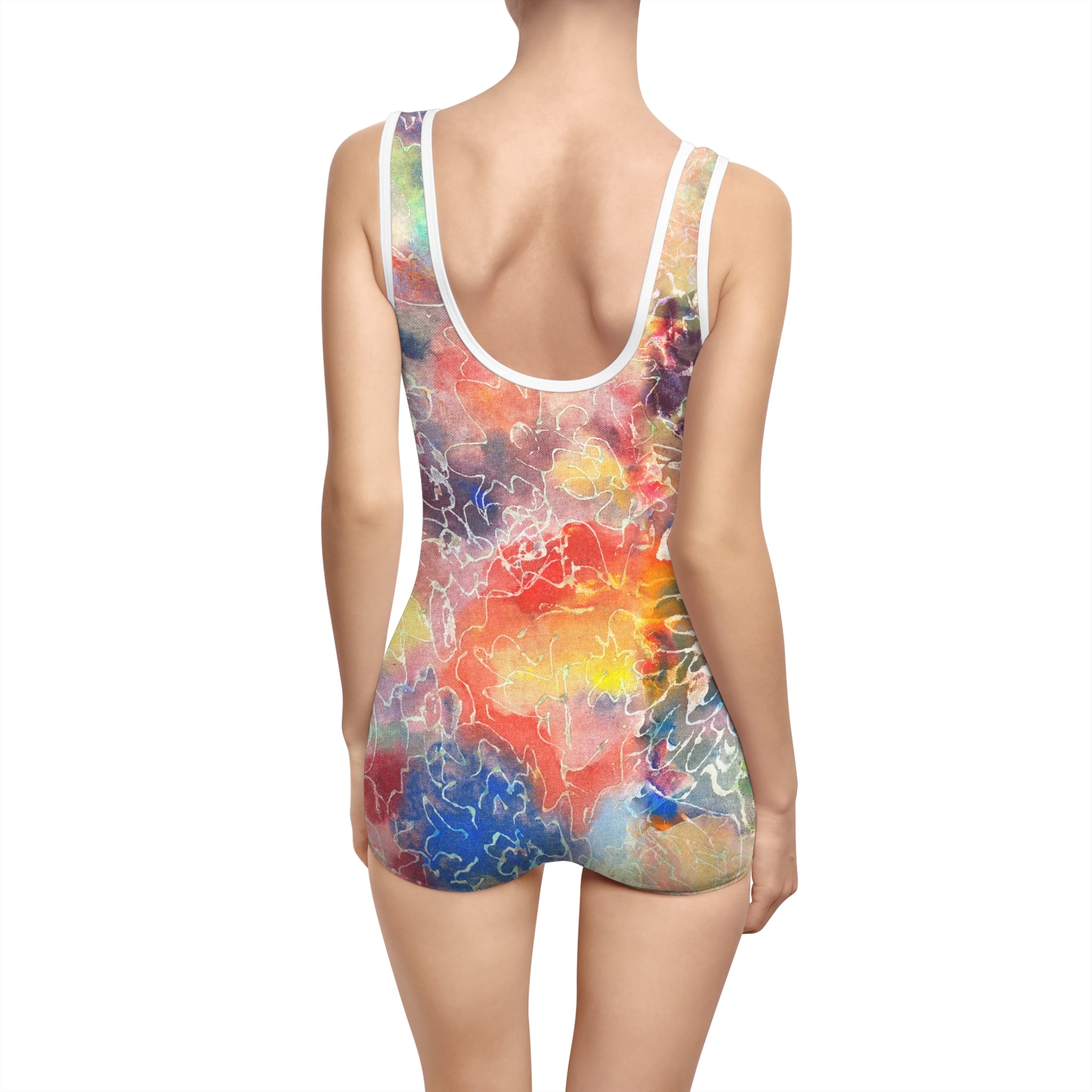 Rebirth Women's Vintage Swimsuit (AOP)-2
