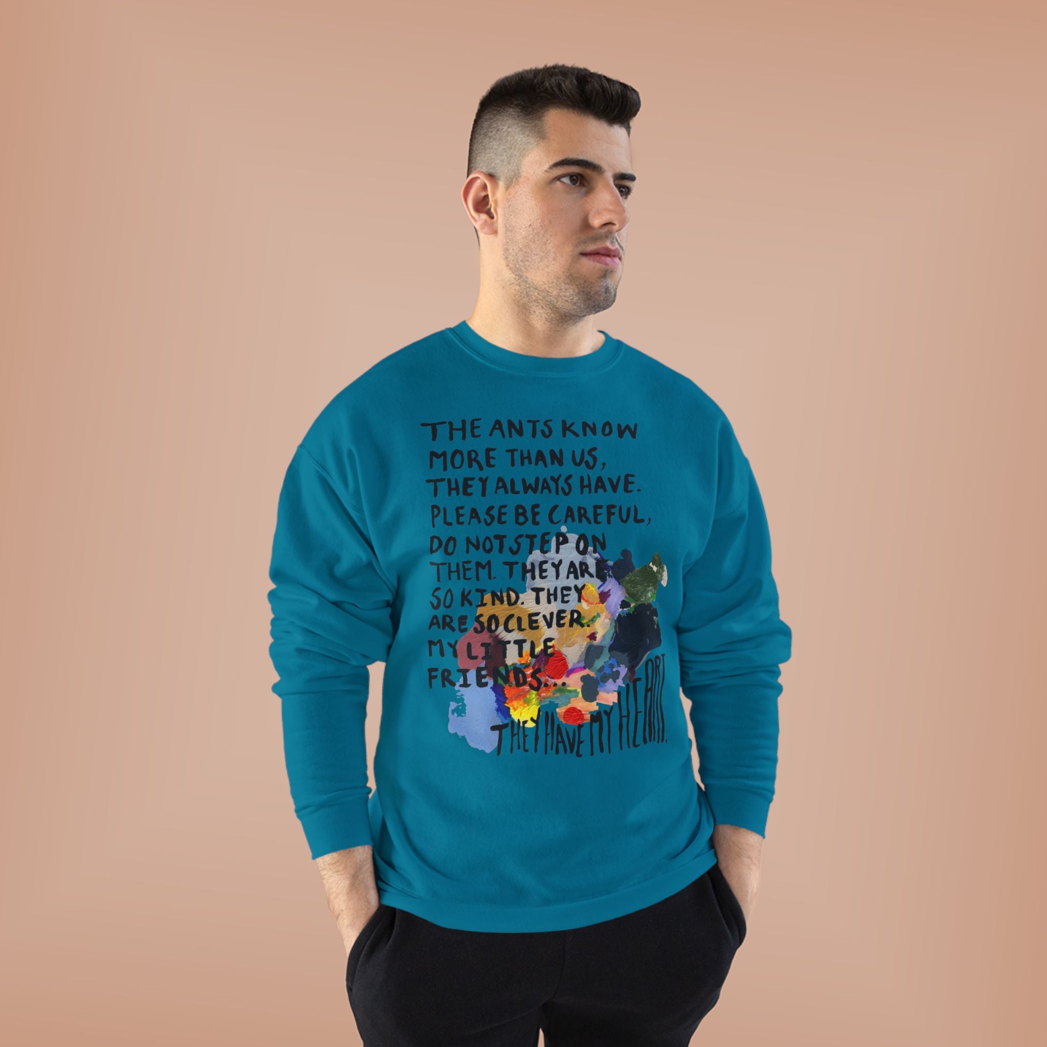 The Ants Know More Unisex EcoSmart® Crewneck Sweatshirt-10