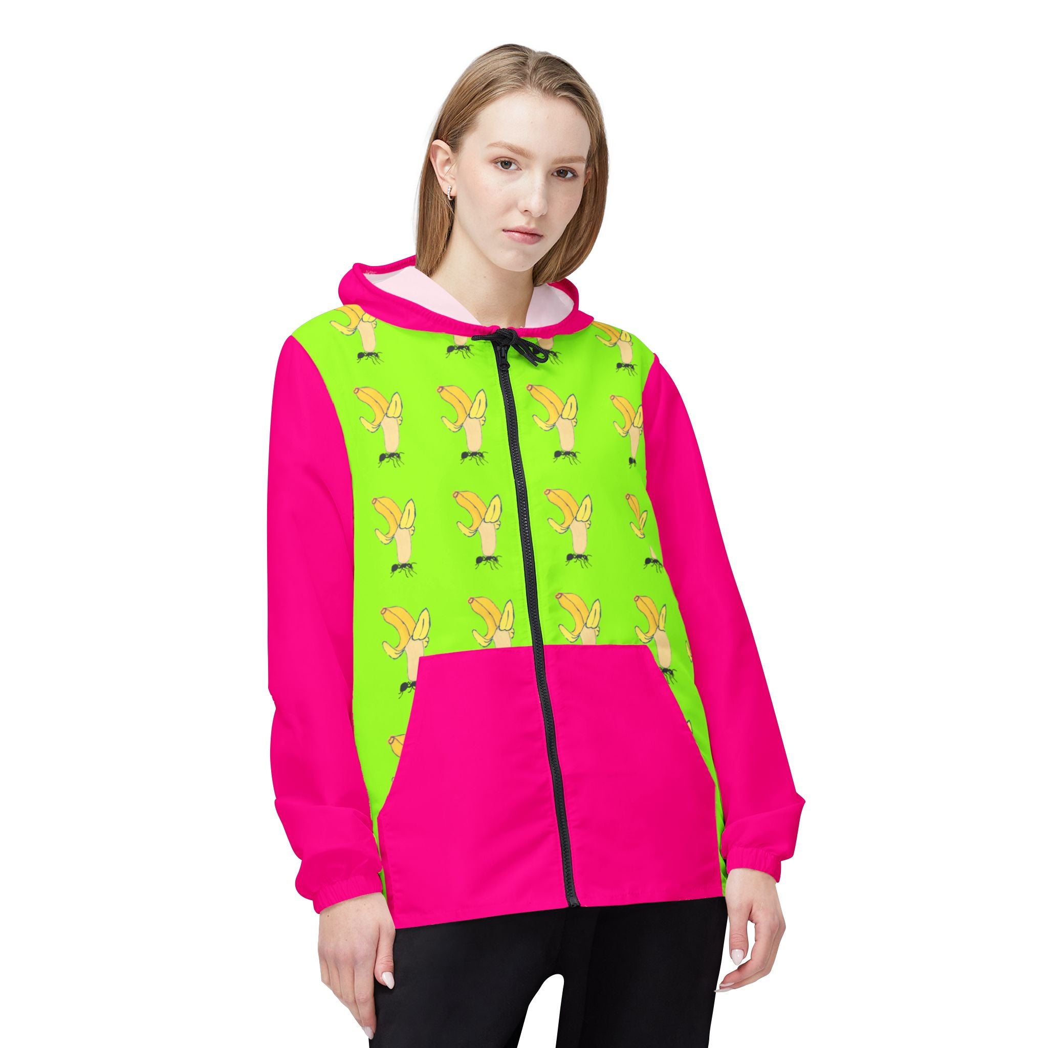 Banana Ant Windbreaker Jacket (AOP)-5