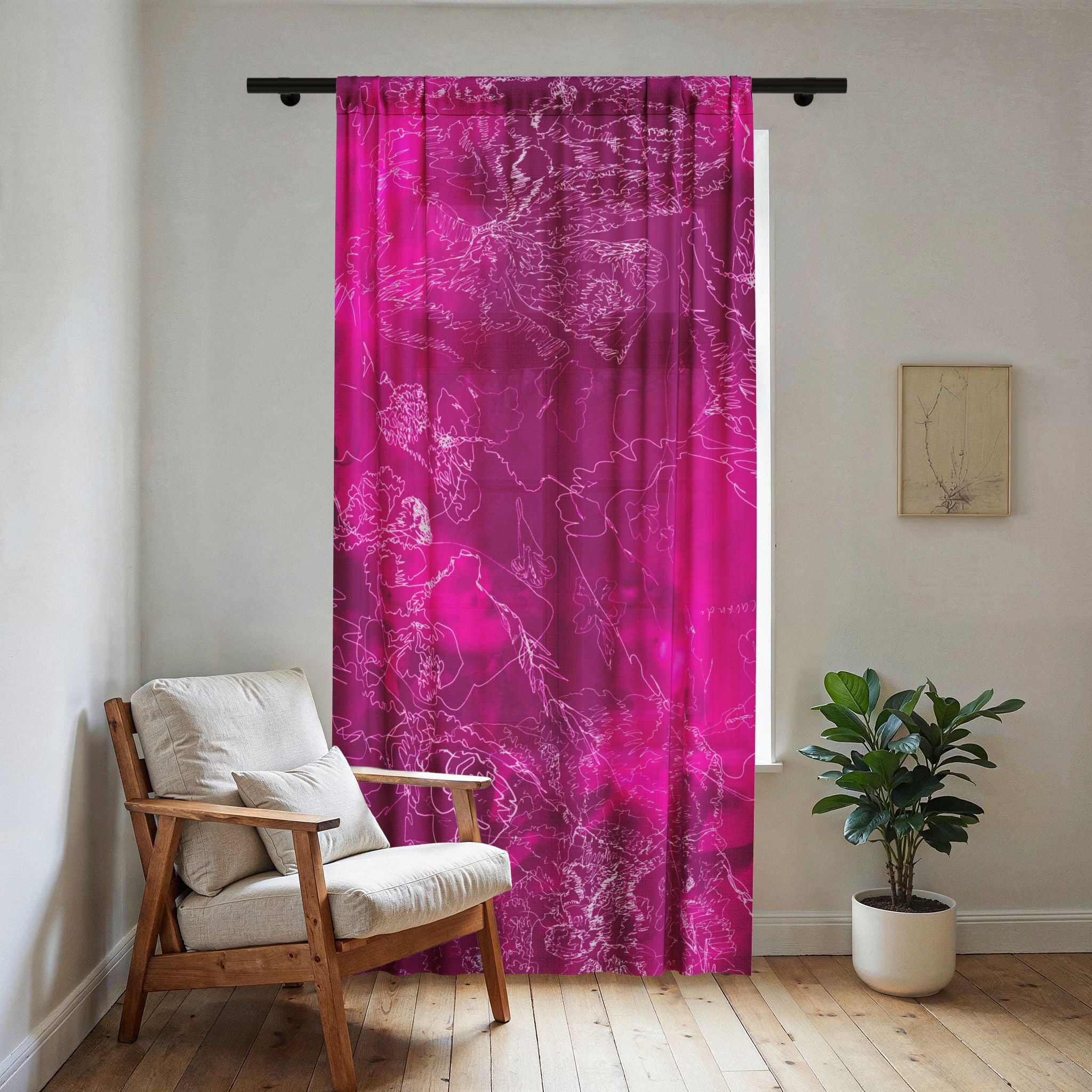 Hot Take Sheer Window Curtain