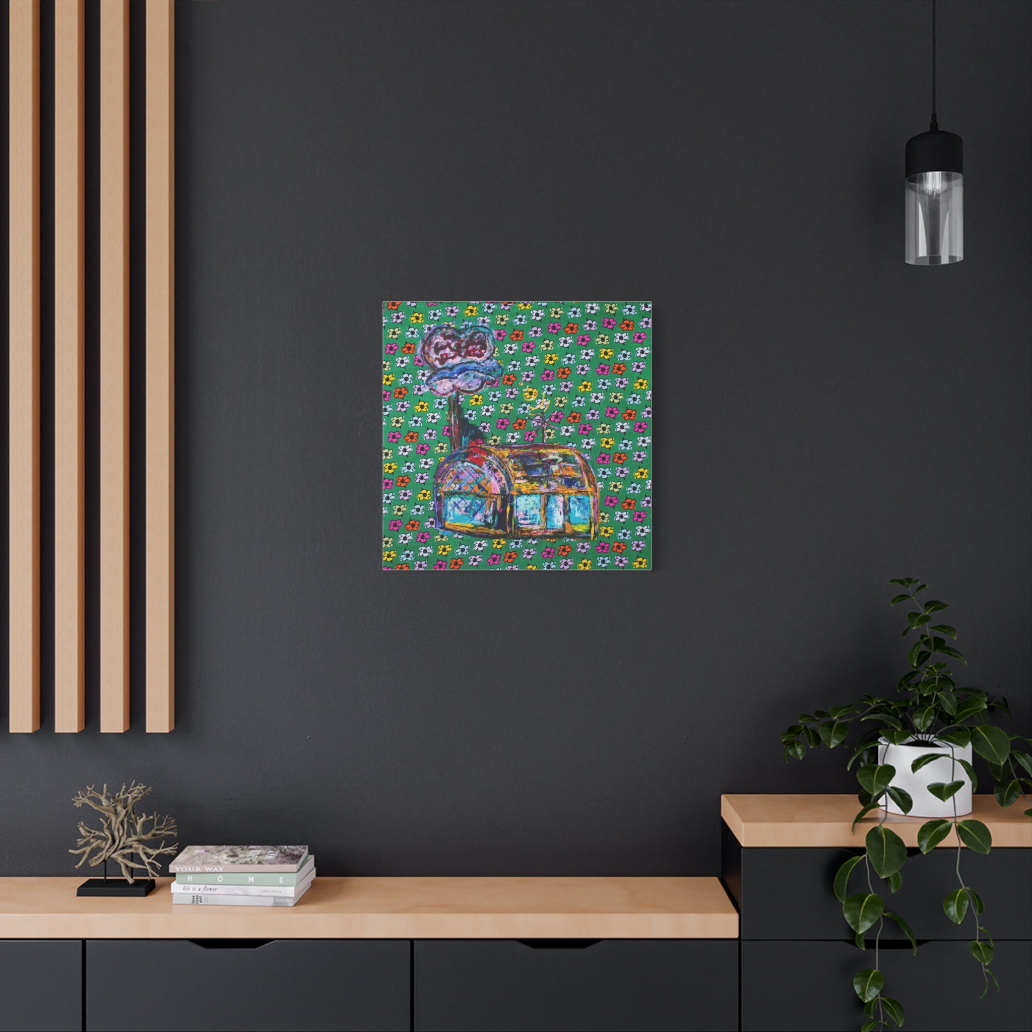 The Krusty Krab Matte Canvas, Stretched, 1.25"-4