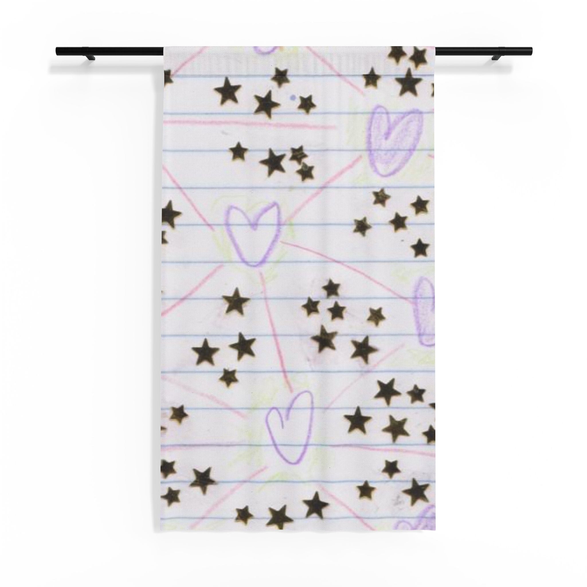 Dear Diary Sheer Window Curtain-2