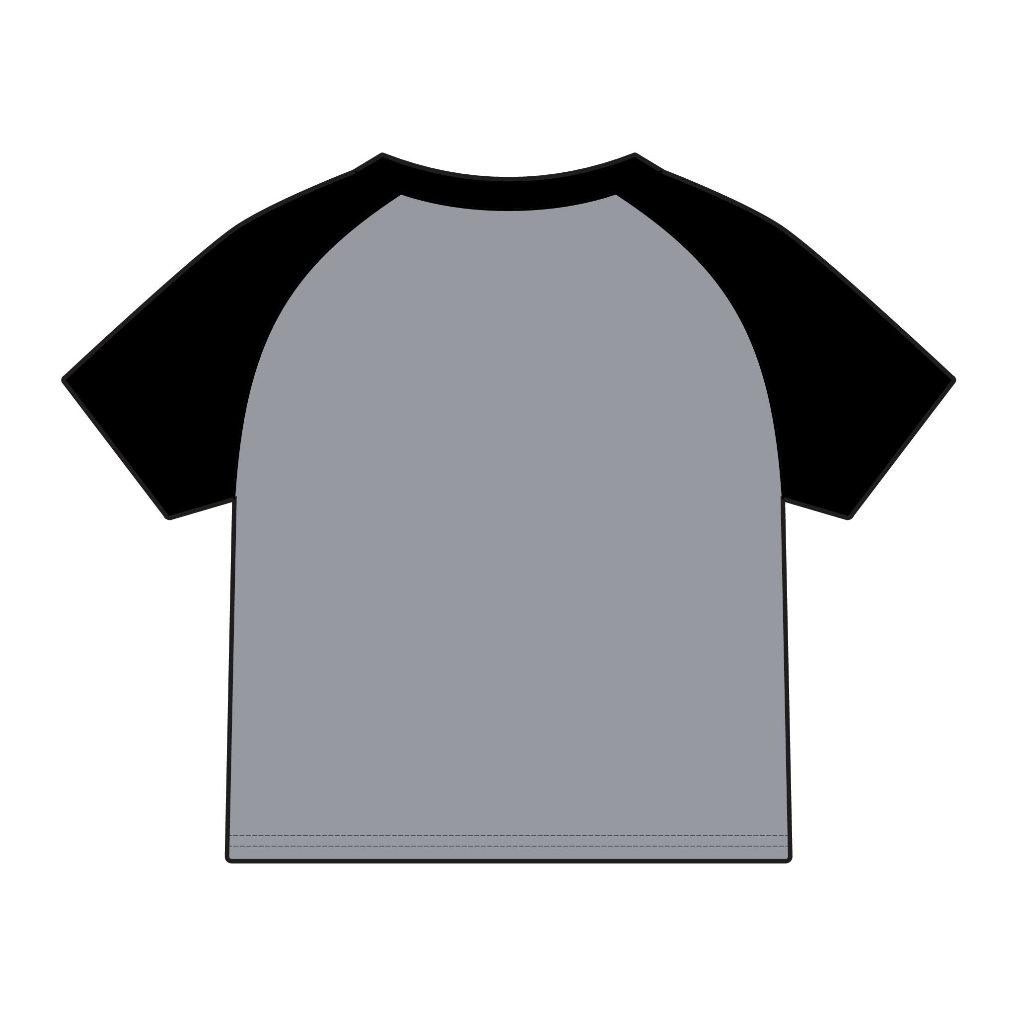 Child Star Women's Micro Rib Raglan Baby Tee-7