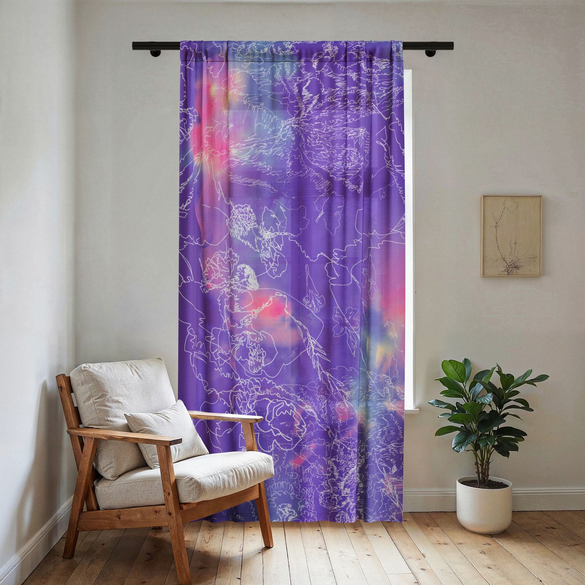 Amethyst Sheer Window Curtain