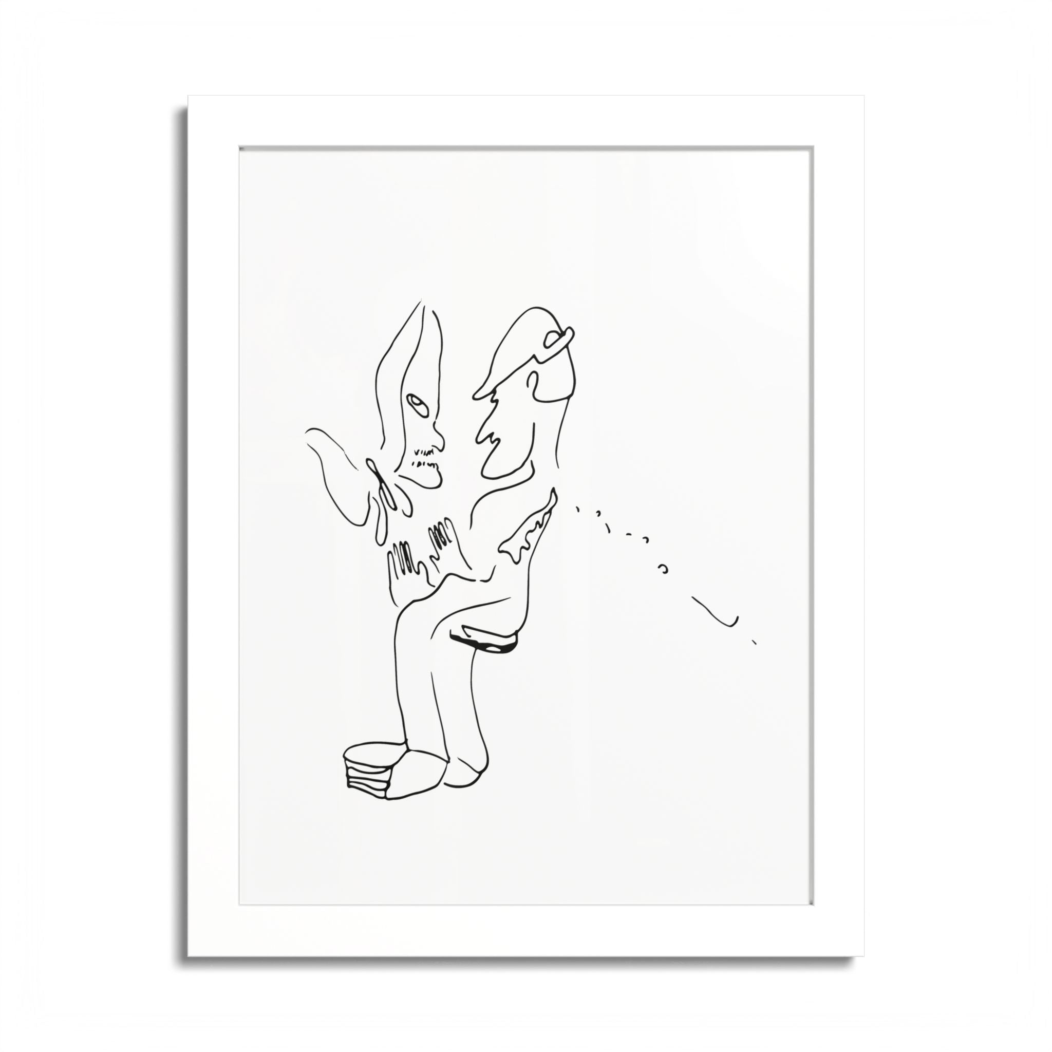 Light and Dark Colorable Framed Print-2