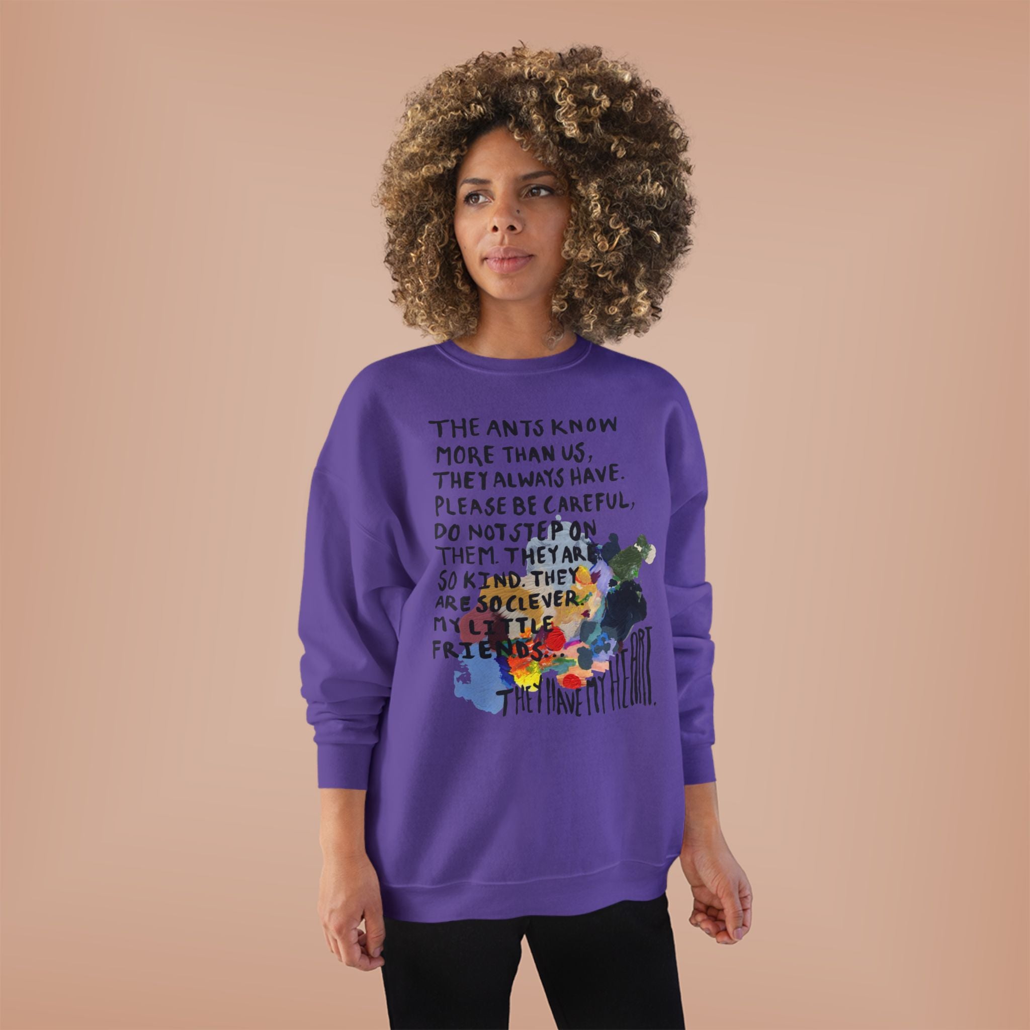 The Ants Know More Unisex EcoSmart® Crewneck Sweatshirt-13