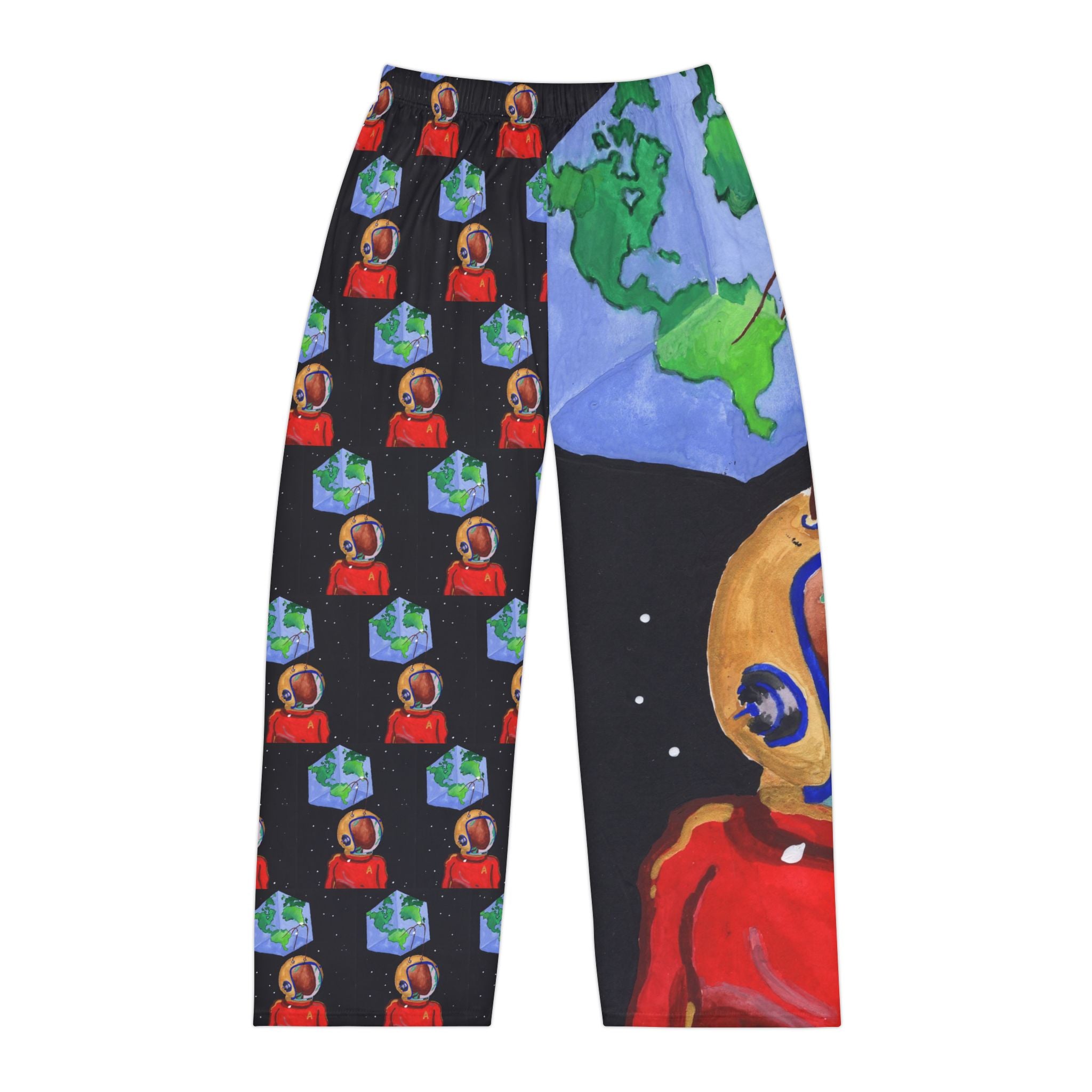 Space Ant Men's Pajama Pants (AOP)-2