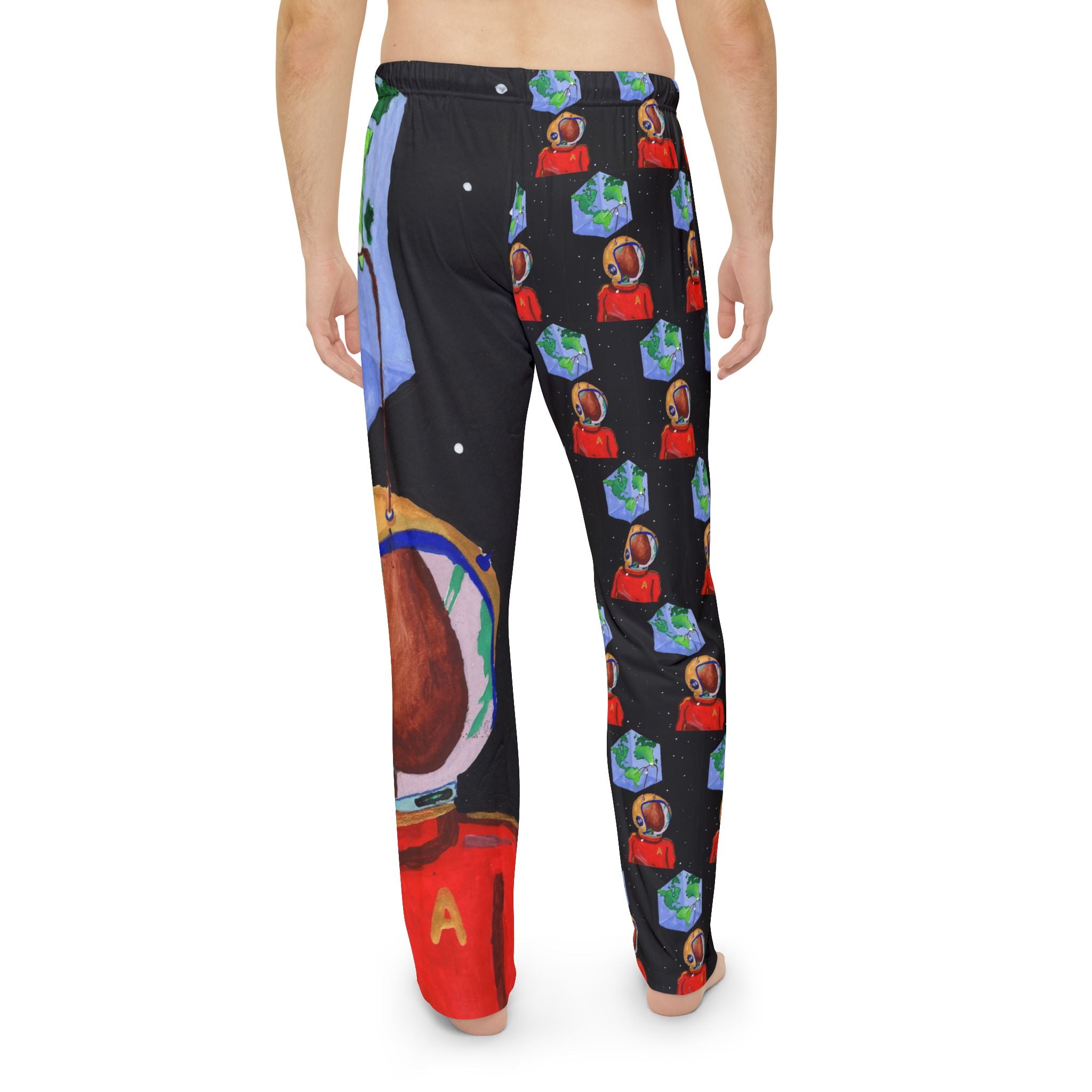 Space Ant Men's Pajama Pants (AOP)-4