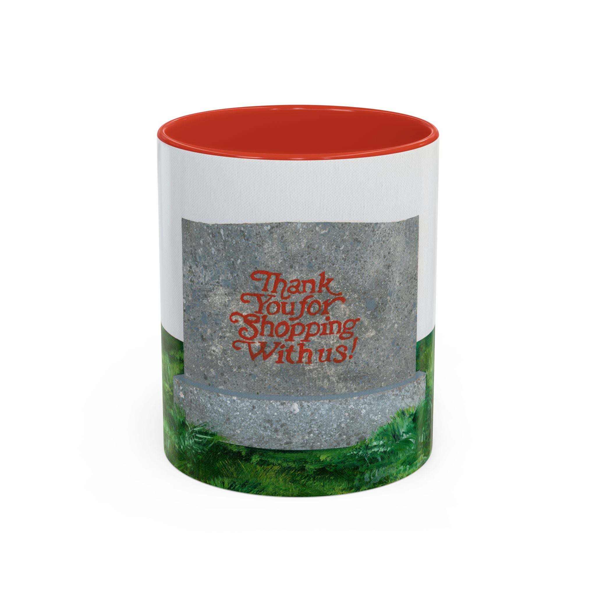 Shop Til' You Drop Accent Coffee Mug (11 oz)-1