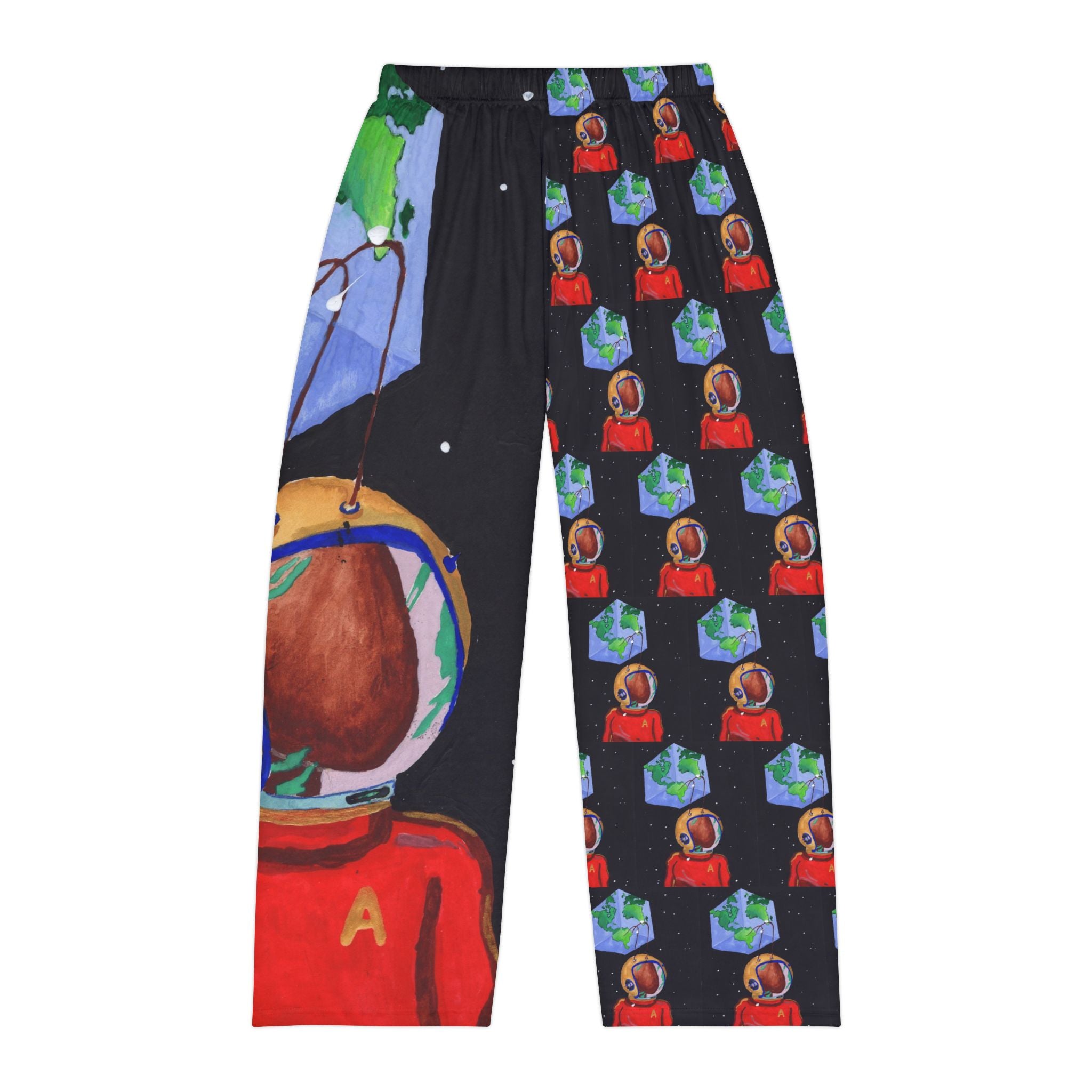 Space Ant Men's Pajama Pants (AOP)-1