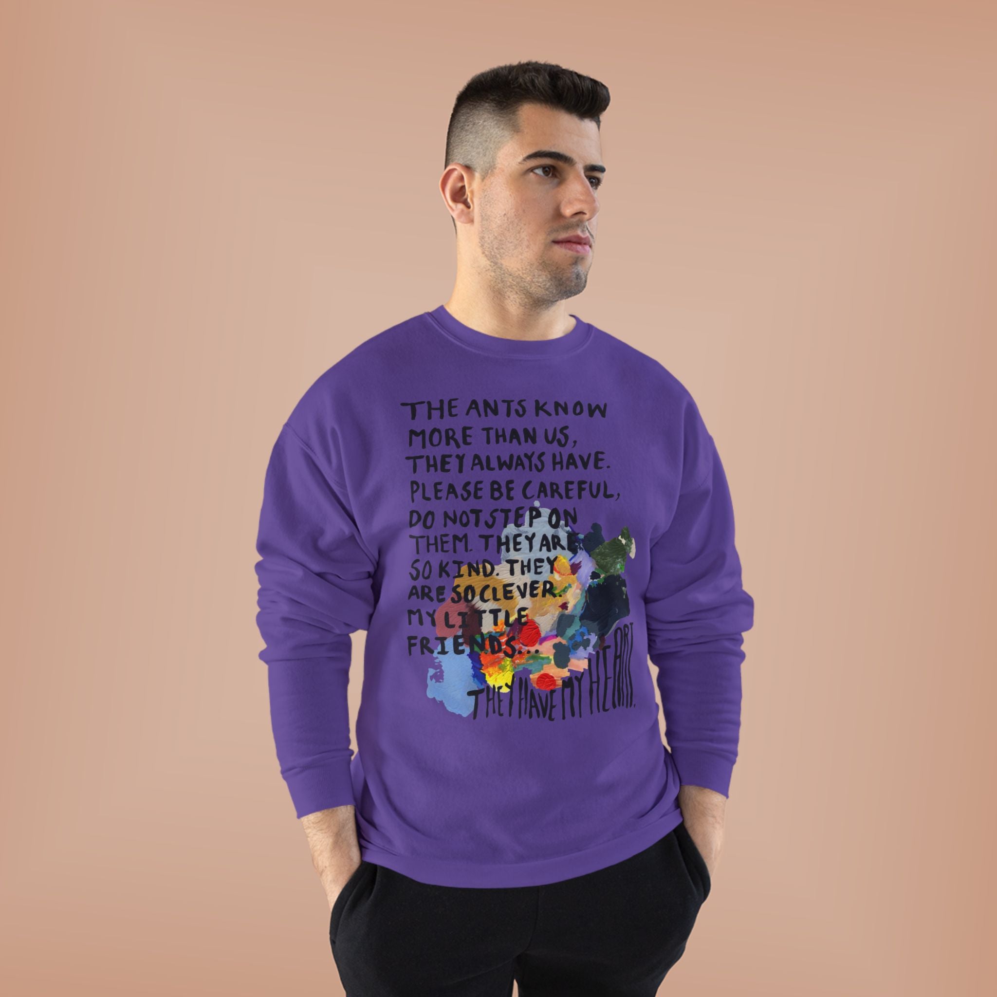 The Ants Know More Unisex EcoSmart® Crewneck Sweatshirt-14