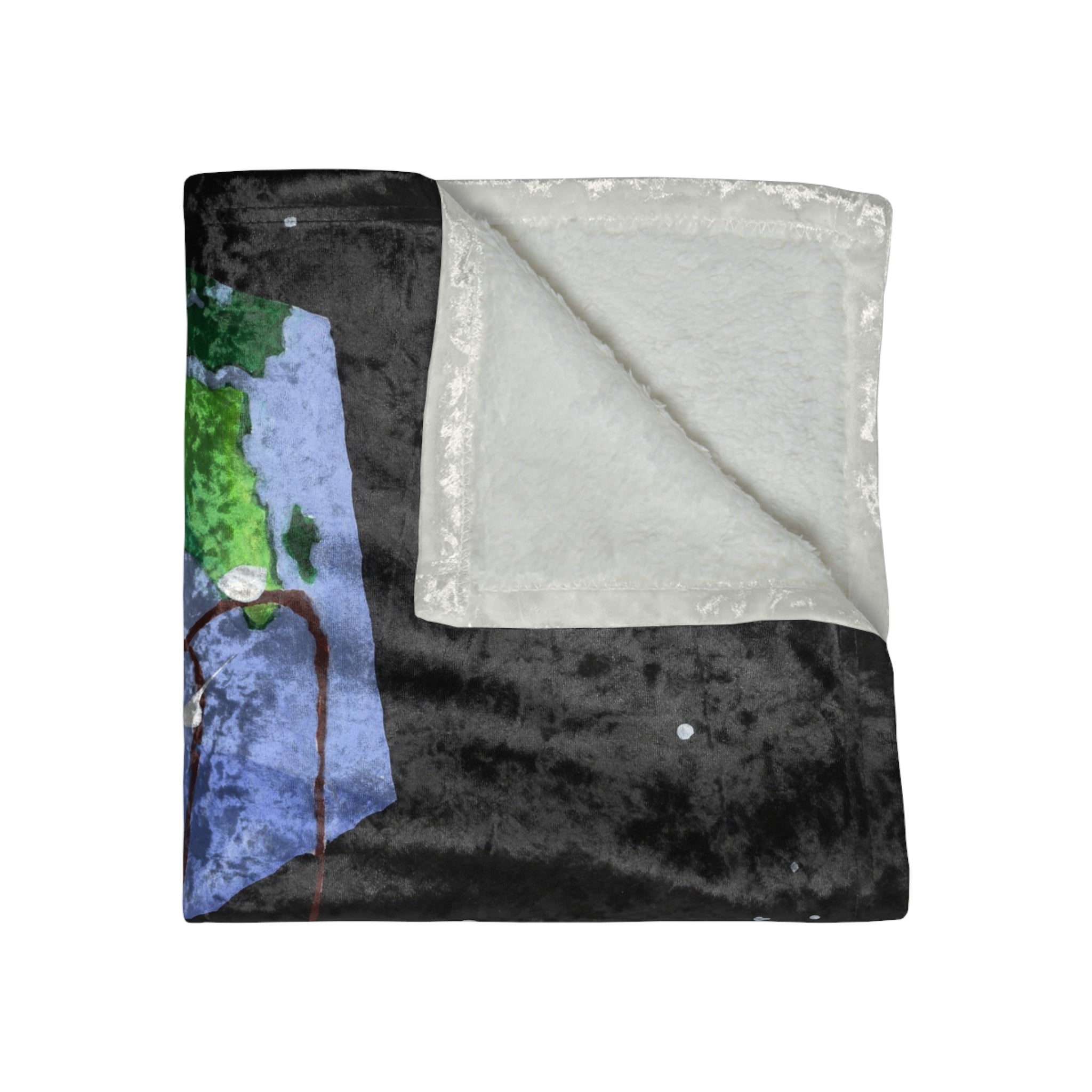 Space Ant Crushed Velvet Blanket-3
