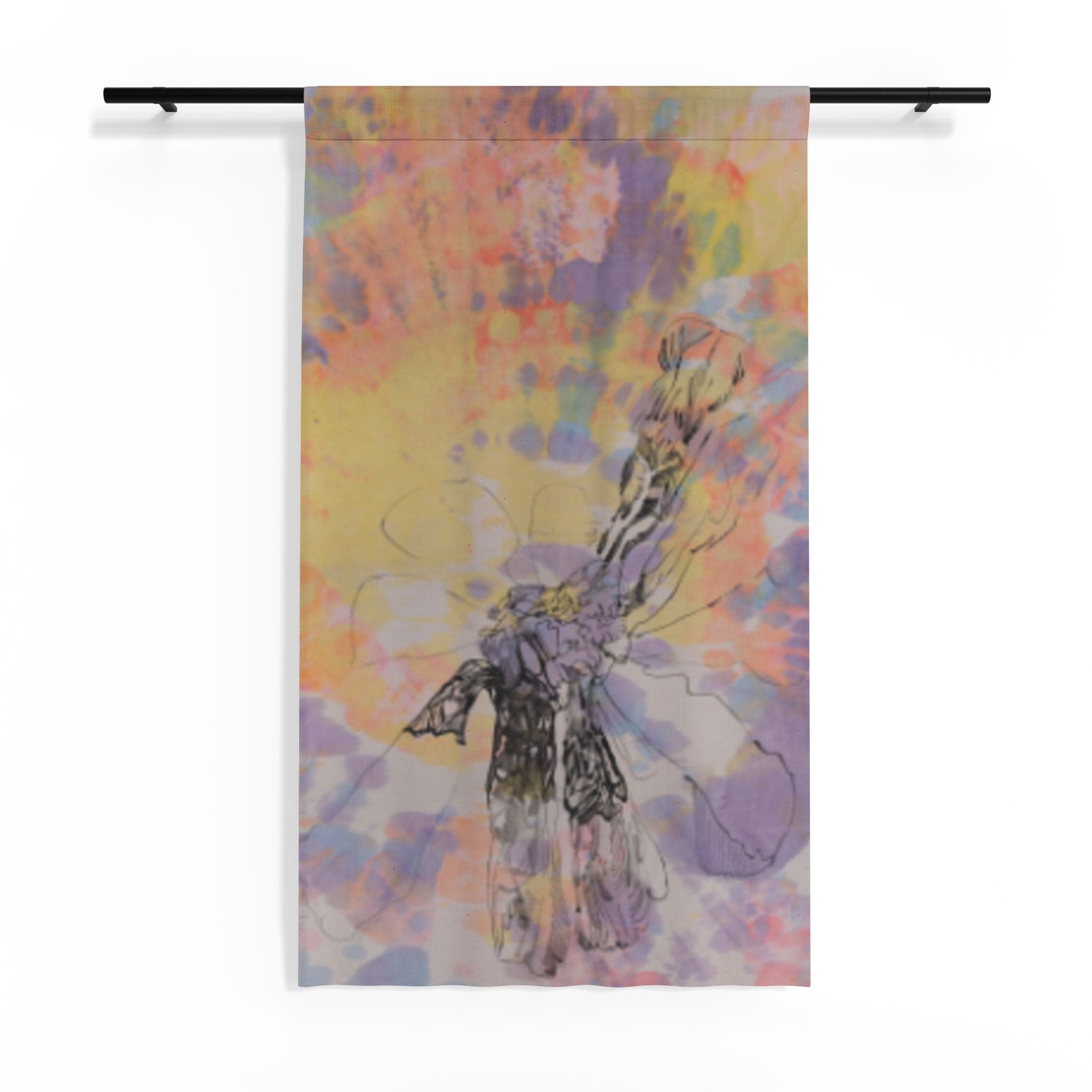 Common Daisy Sheer Window Curtain-2