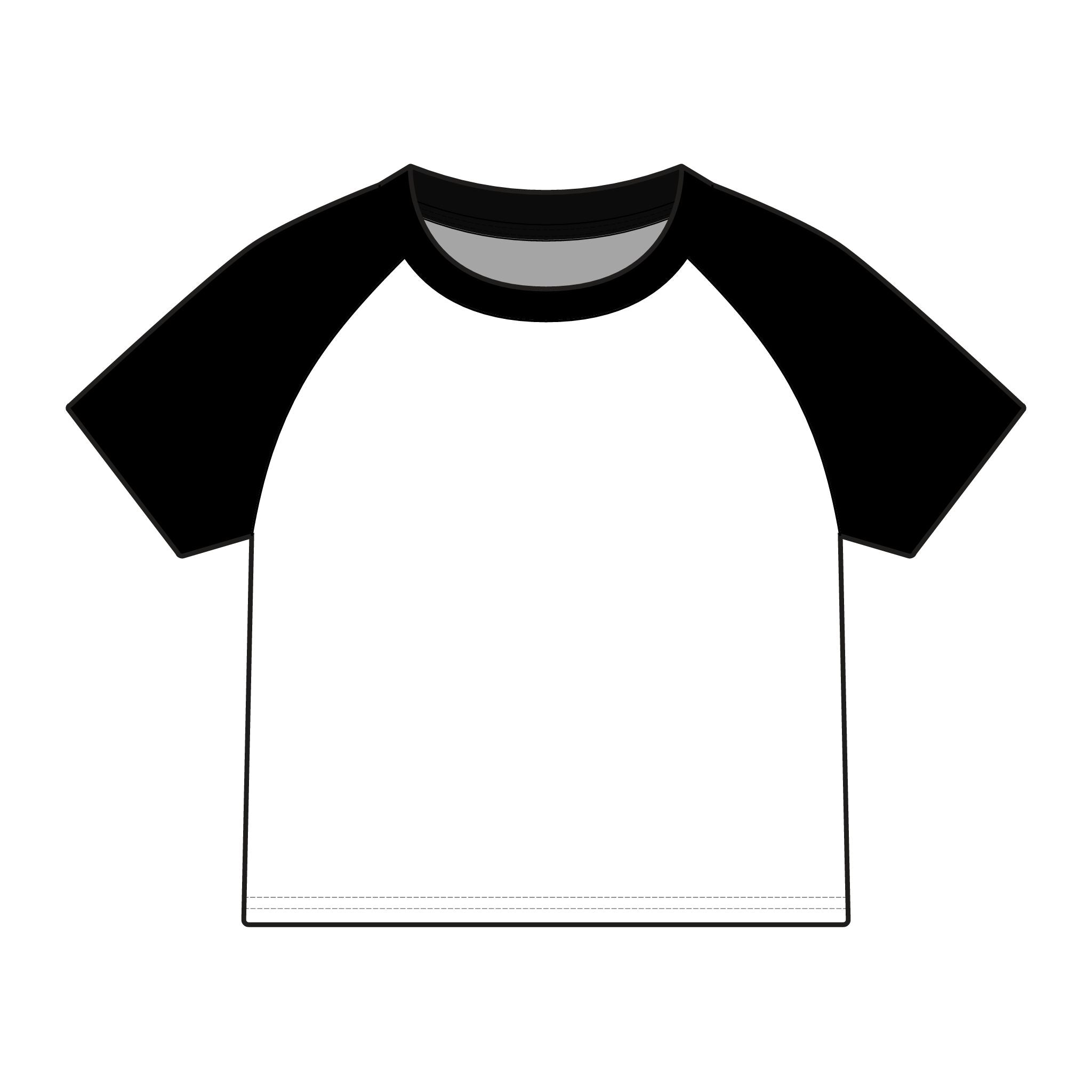 Child Star Women's Micro Rib Raglan Baby Tee-11